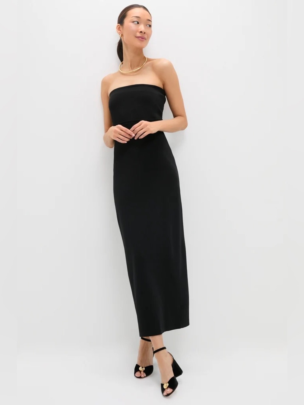 NWT Tuckernuck Black Strapless Joelle Dress